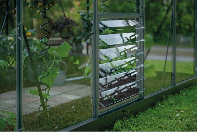 Halls Lamellenlüfter-Set Icon Standard in Schwarz, B: 135 cm, H: 61 cm, aus Alu - Bild 1
