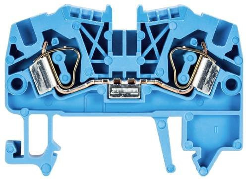 Wieland Electric Durchgangsklemme 56.704.0053.6 mit Federzuganschluss in Blau, 100 Stück - Bild 1