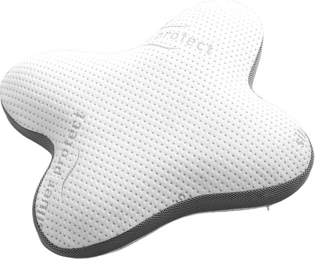 Ortho-Vital Visko Nackenstützkissen Butterfly mit Silverplus aus Memory Foam, Farbe: Weiß, B/T/H: 55 x 45 x 10 cm - Bild 1