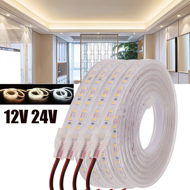 XUNATA LED-Streifen wasserdicht IP67 in Naturweiß Warmweiß 4000 K mit 120 LEDs/m - Bild 1