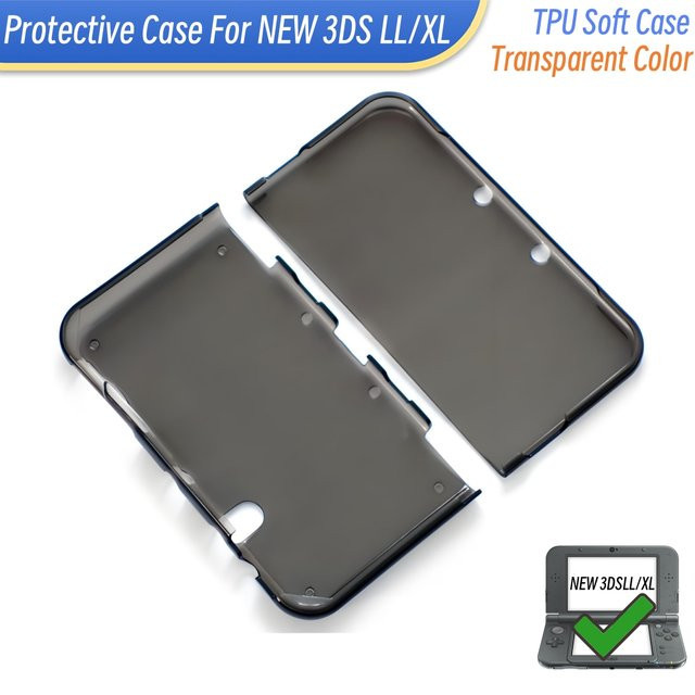 Transparente Schutzhülle aus weichem TPU für deine New 3DS LL und New 3DS XL Spielkonsole - Bild 1