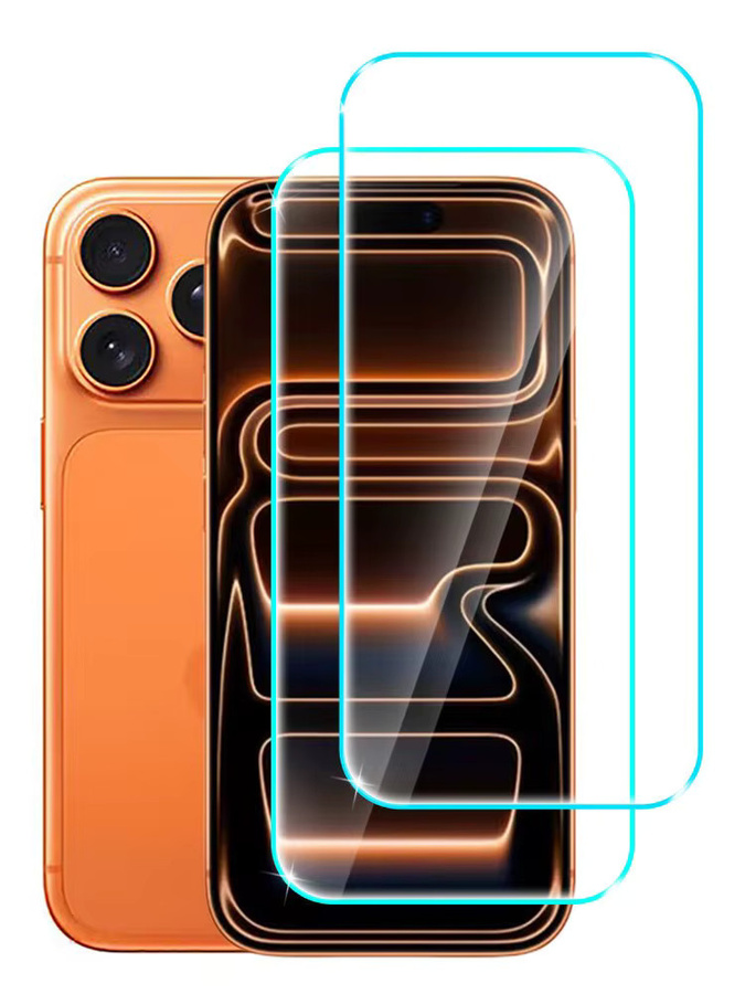 2er-Set gehärtetes Glas Displayschutzfolie für Apple iPhone 17 Pro Max und iPhone 17 Air, transparent, 9H Härte - Bild 7