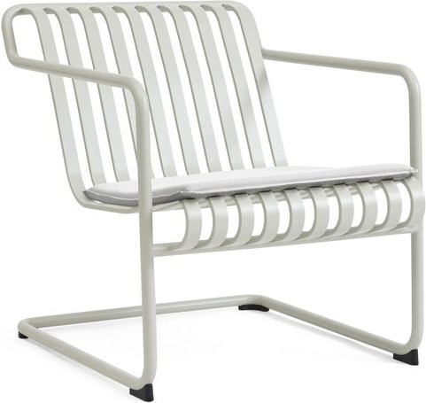 HAY Palissade Cantilever Lounge Chair Low in Grau aus pulverbeschichtetem Stahl - Bild 1