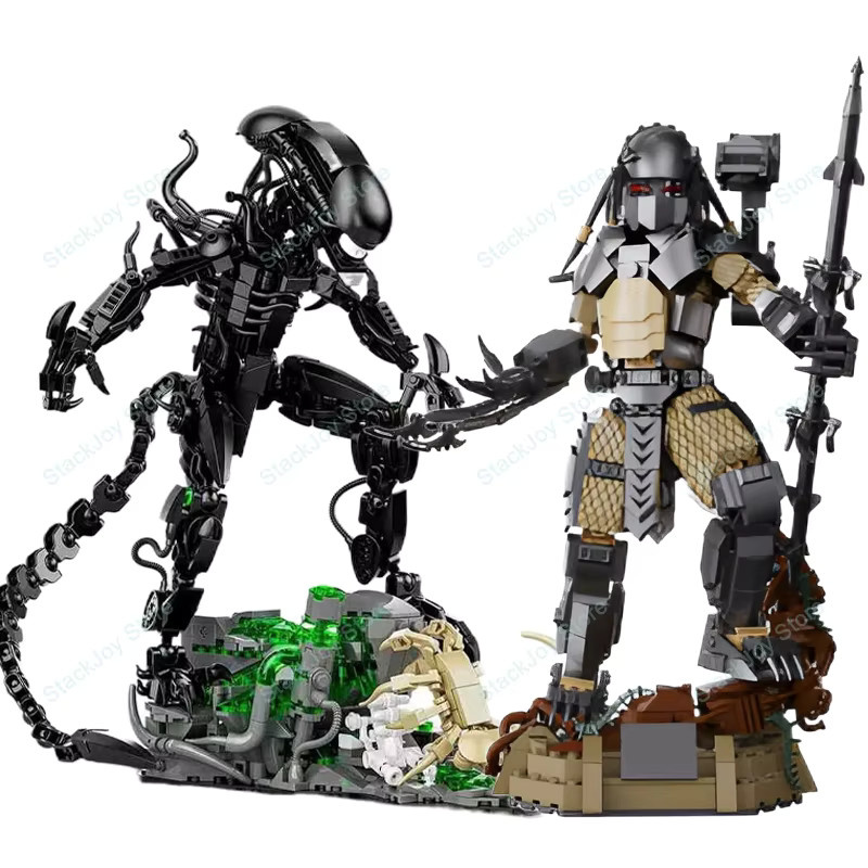 stemedu Space Warriors Alien Monster, Bausteine, mit Beleuchtung, ab 8 Jahren - Bild 2