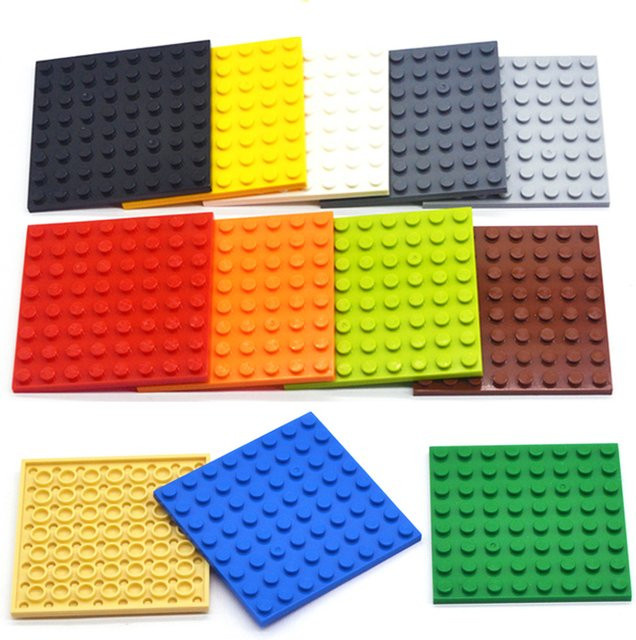 APAN SAPIO DIY Bausteine dünne Figuren Ziegel, 10-teiliges Set, Bunt / Mehrfarbig - Bild 1