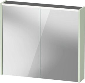 Duravit LED-Badspiegel D-Code mit 2 Türen in Grün, B/H/T: 80 x 70 x 14,8 cm - Bild 1