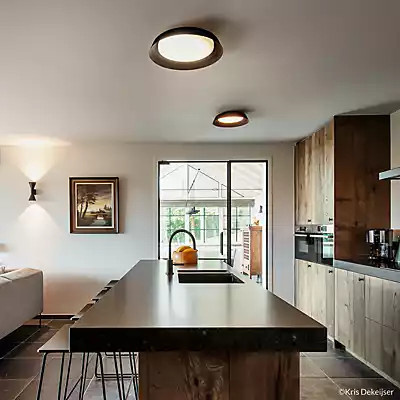 Wever & Ducré Towna 2.0 LED Deckenleuchte in Schwarz mit warmweißem Licht (2.700 K) - Bild 1