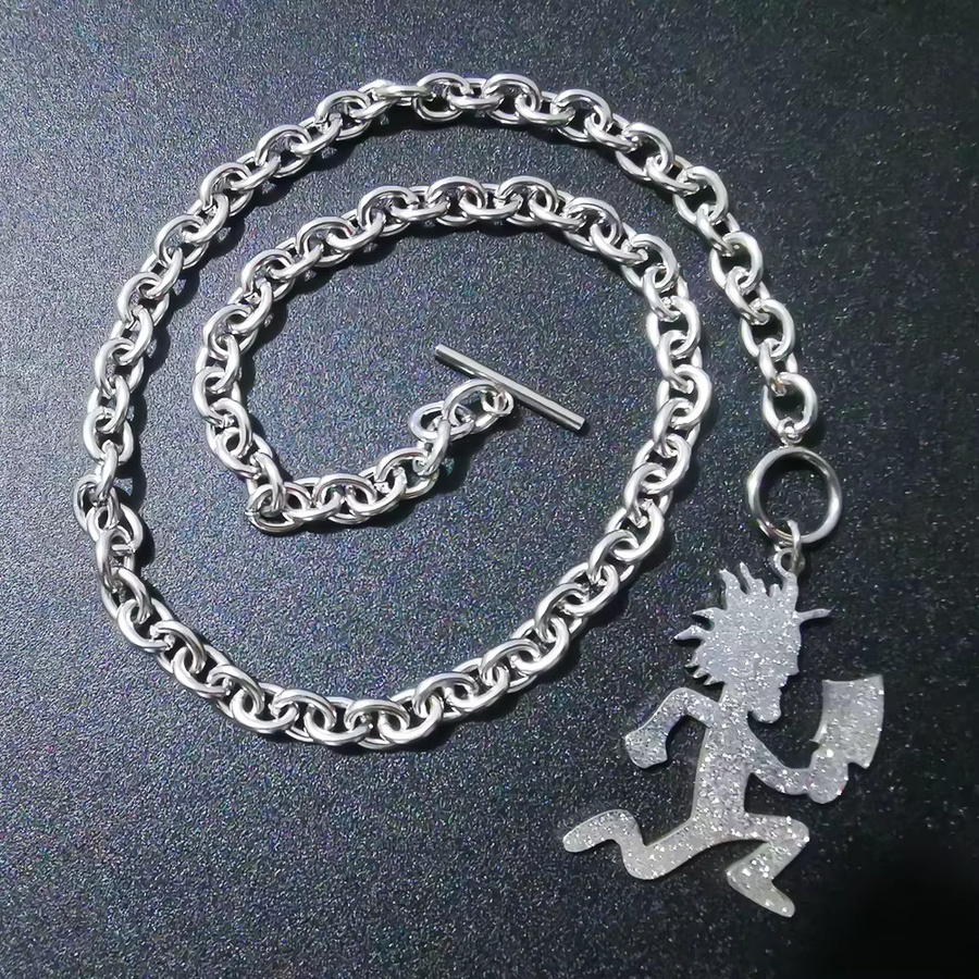 GNAYY Anhänger Charm, Edelstahl, Silber, Herren, Halskette 45-75 cm - Bild 3