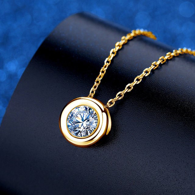 Halskette 750 Gold, Diamant, Damen - Bild 1