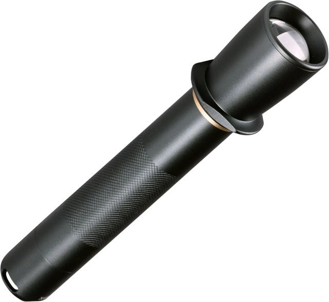 LED's Work LED Taschenlampe Schwarz mit 900lm, 7000K Kaltweiß, dimmbar und zoombar, IPX4 wassergeschützt - Bild 1