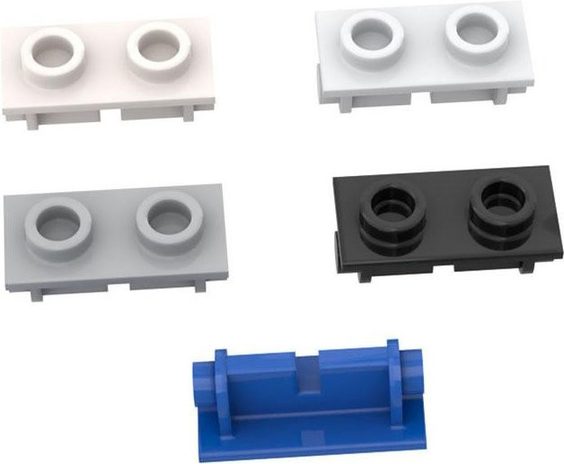 Yiran toy High-Tech Bausteine Teile Scharnierstein, 10-teiliges Set, Bunt / Mehrfarbig - Bild 1