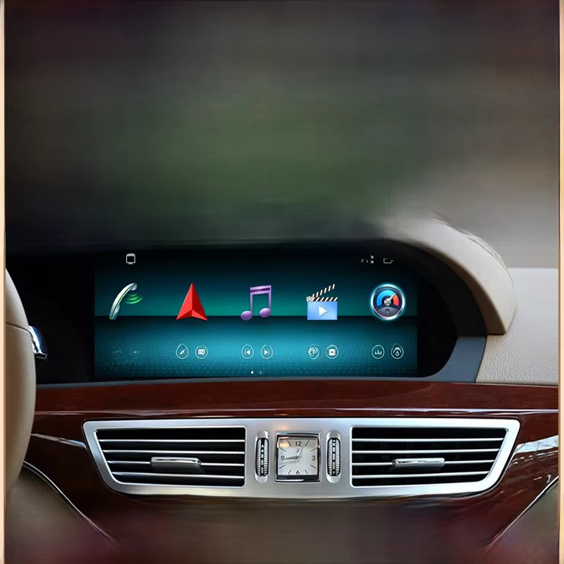 STWEI Auto Multimedia System mit 10,25 Zoll Bildschirm für Mercedes Benz S Klasse W221 NTG 3,0 3,5 mit Android Auto, CarPlay, Wi-Fi und Bluetooth in Schwarz - Bild 5