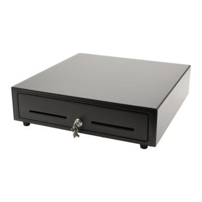 Kassenschublade Olympia LD 410AT Easy Push in Schwarz aus Metall mit 8 Münzfächern und 4 Geldscheinfächern - Bild 2
