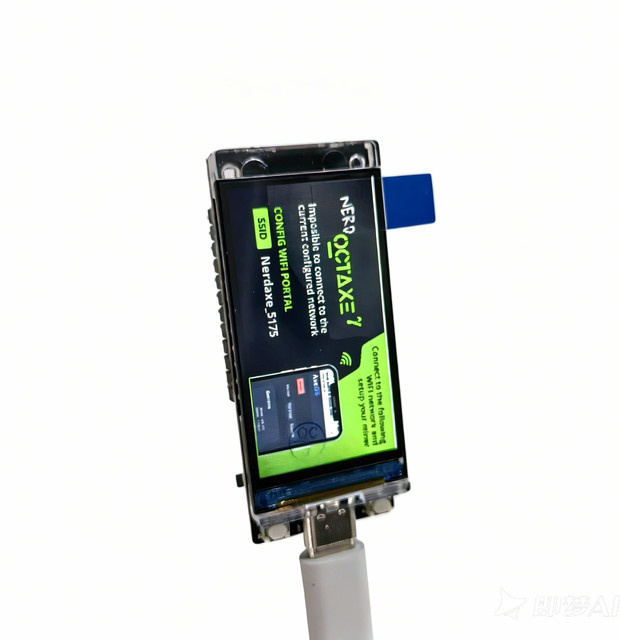 Lucky Miner ESP32-S3-WROOM 1,9 Zoll Displaymodul mit Wi-Fi und Bluetooth für NerdQaxe und NerdOCTaxe Mining-Maschinen - Bild 1