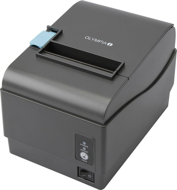 Olympia KPR 80 Thermodruck POS-Drucker in Anthrazit mit 203 x 203 DPI und 250 mm/sek Druckgeschwindigkeit sowie Unterstützung für Code 39, EAN128, EAN13 und EAN8 - Bild 1