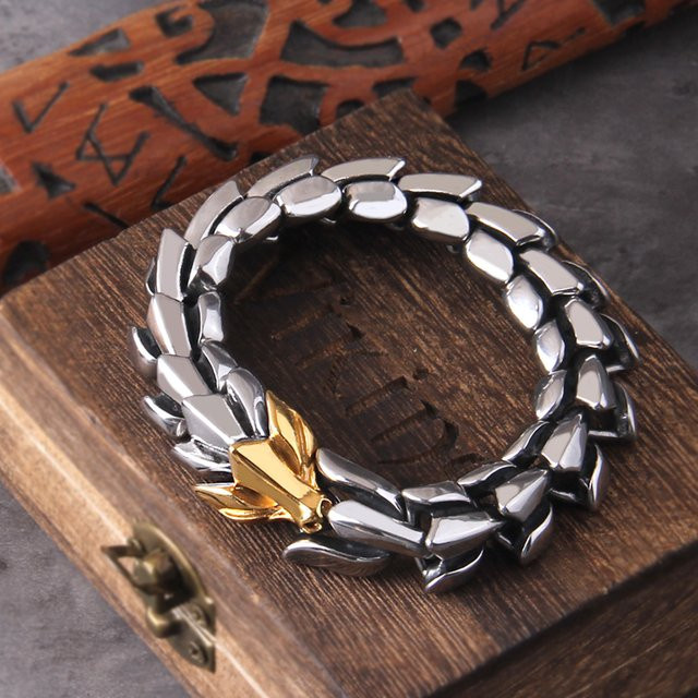 Vikings Jewelry Armband, Edelstahl, Vintage, Herren - Bild 1