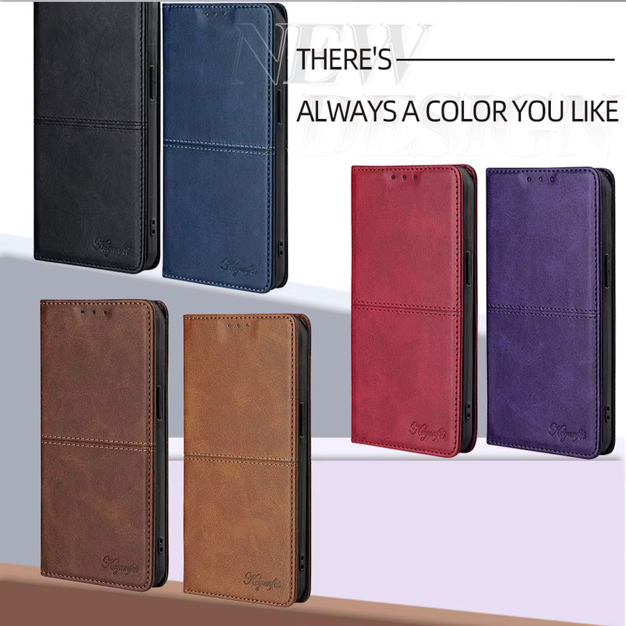 Magnetische Flip-Hülle für Infinix Hot 50 Pro Plus, Hot 40 Pro, Hot 50i, 40i, 30i und Hot 30 in Blau mit Kartensteckplätzen als Book Case Back Cover - Bild 6