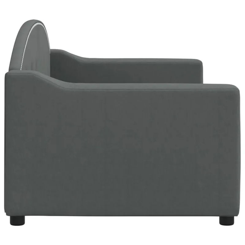 Vidaxl Schlafsofa in Grau mit Stoffbezug, B/T/H: 200 x 80 cm - Bild 2