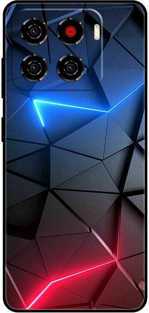 Stoßfeste Silikon Handyhülle für ZTE Blade A56 4G in Multicolour - Bild 1