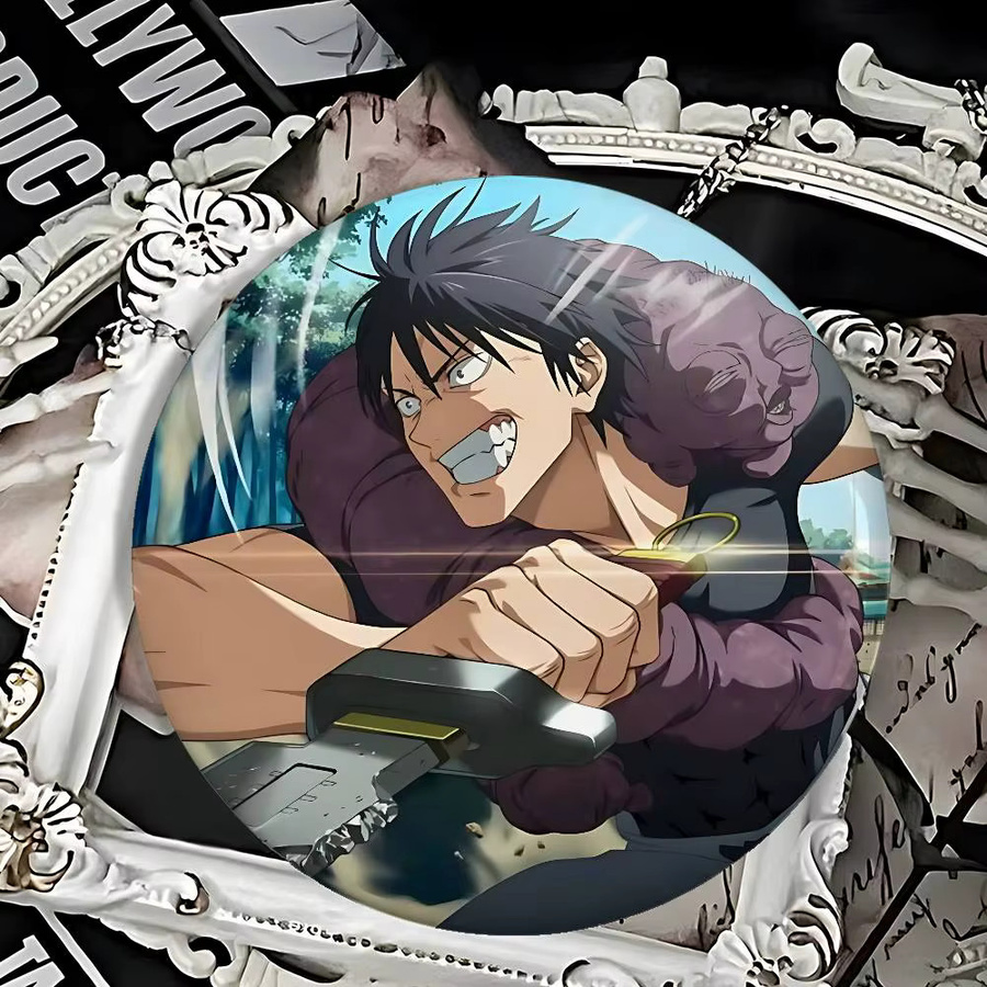 Abzeichen-Pins Anime F-Fushiguro Cool T-Toji-S, Unisex - Bild 4