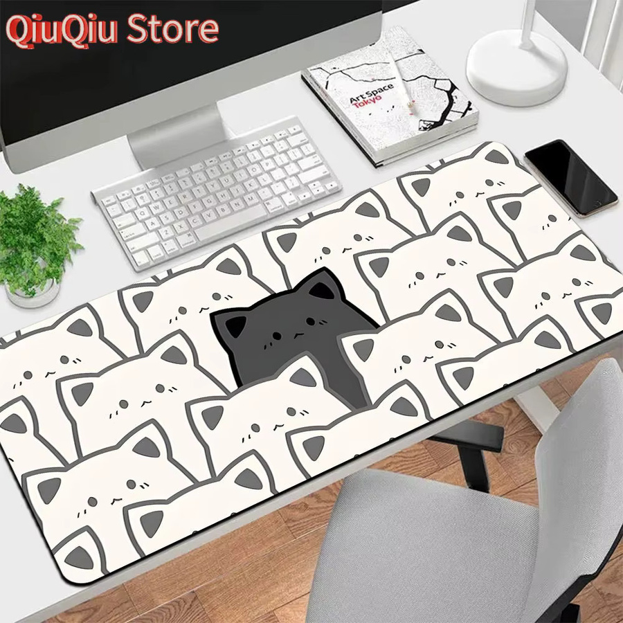 Potdemiel Computer-Mauspad Rutschfeste Gaming-Matte und Schreibtischunterlage B/B: 80 x 40 cm - Bild 1