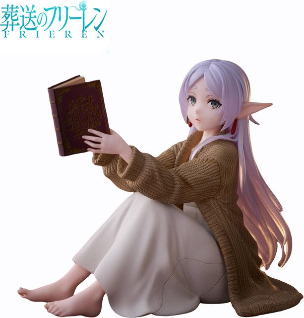 Bandai Frieren Beyond Journey's End Anime Figur Frieren in Homewear als Desktop Modell - Bild 1