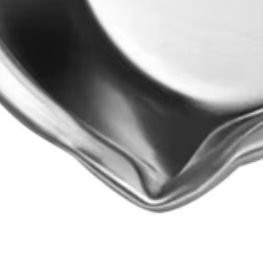 10 Stück Edelstahl Farbtabletts rund in Silber für Make-up und Aquarellfarben - Bild 1