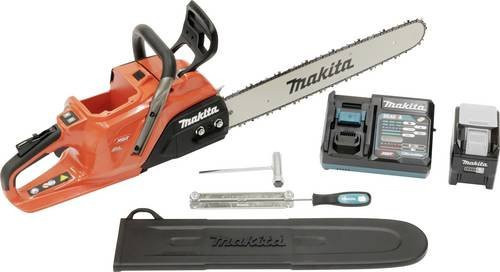 Makita Akku-Kettensäge 40V für Profis in Rot/Orange - Bild 1
