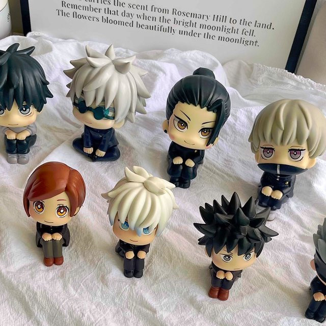 Bandai Jujutsu Kaisen Q-Version Yuji Itadori Gojo Satoru Actionfiguren, Kunststoff, Bunt / Mehrfarbig - Bild 1