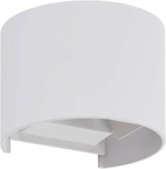 Lindby LED Außenwandleuchte Nivar Modern in Weiß aus Metall, IP54 spritzwassergeschützt - Bild 1