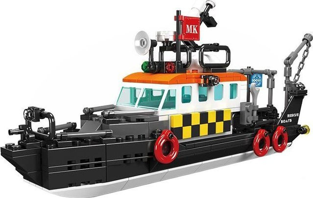 Mould King Britisches multifunktionales Rettungsboot, Fahrzeuge, ab 8 Jahren - Bild 1
