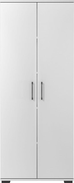 Germania Aktenschrank Profi 2.0 in Lichtgrau mit Regalböden und Schwenktüren, B/H/T: 80 x 200 x 40 cm - Bild 1
