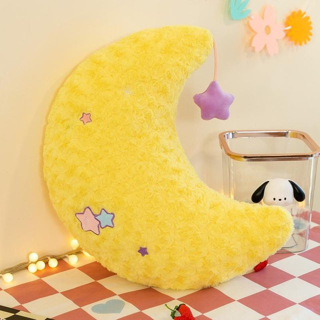 STERN Mädchen schlafend Mond, Plüschtier, 50cm - Bild 1