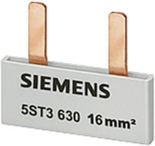Siemens Stiftsammelschiene 16mm2, 6-fach 1-phasig berührungssicher, Farbe: Silber - Bild 1