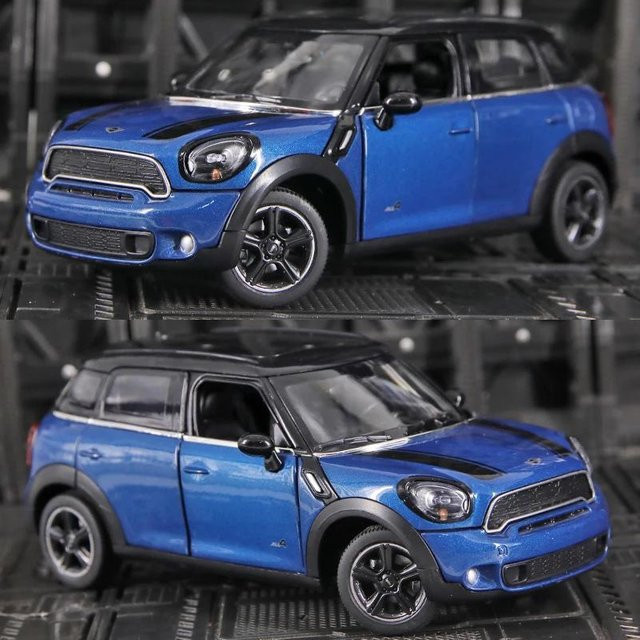 Linyi toy car Mini Cooper S Countryman, Automodell, 1:24, Metall, ab 14 Jahren - Bild 1