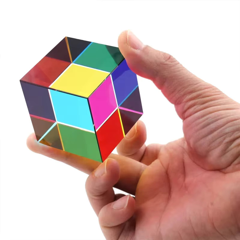 soulbao Wissenschaftlicher Zauberprisma-Würfel, Hexaederkristall, 40 mm - Bild 3