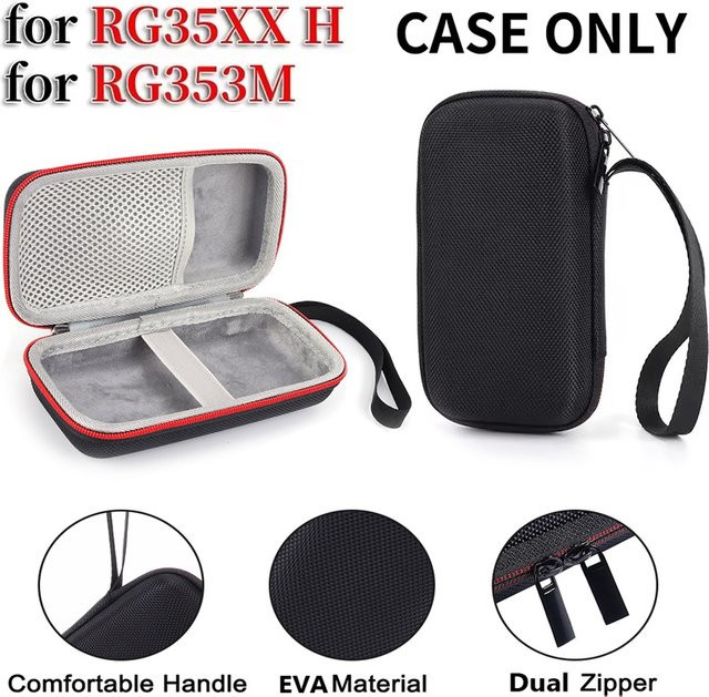 Anbernic EVA Tragetasche als harte Schutzbox für Handheld Spielkonsolen RG353M und RG35XX H in Grau oder Schwarz - Bild 1