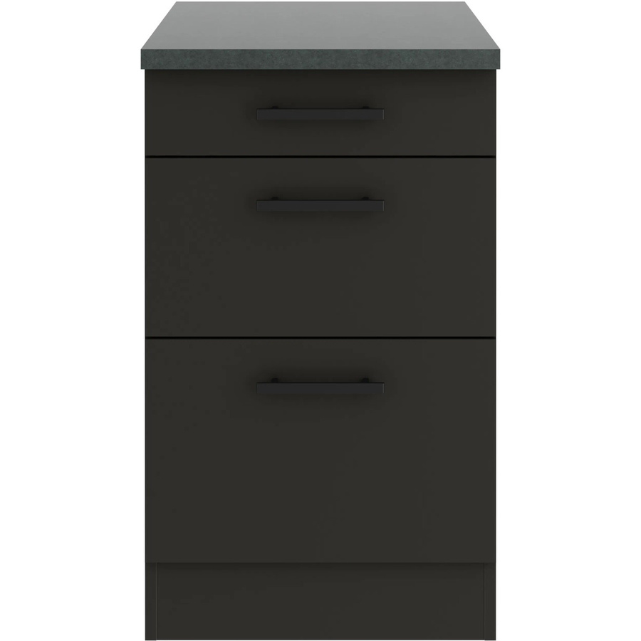 OPTIFIT Madrid420 Küchen-Unterschrank in Anthrazit Matt mit modernem Design - Bild 2