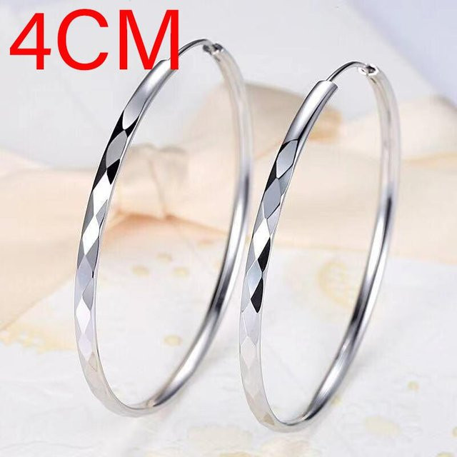 Creolen 925 Silber, Damen - Bild 1