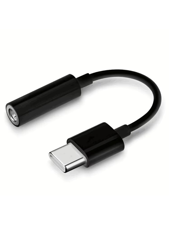 USB Typ-C auf 3,5-mm-Klinke Audioadapter für Kopfhörer und Aux, kompatibel mit iPhone 15 Pro Max und Samsung Galaxy S24 S23, Schwarz oder Weiß - Bild 6