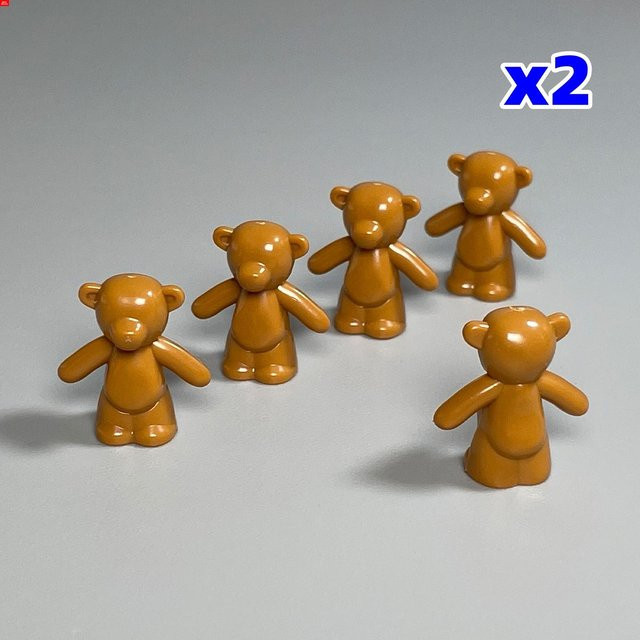 Yiran toy MOC Steine Niedlicher Bär, Tierstadt Zubehör, ab 6 Jahren - Bild 1