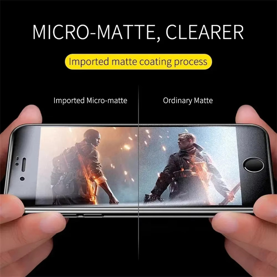 4er-Pack Matte Keramik-Displayschutzfolie für Samsung Galaxy S25 Ultra, S24 Ultra, S23 Ultra, S22 Ultra, S21 Ultra, S24, S23, S22, S21 in Transparent - Bild 3