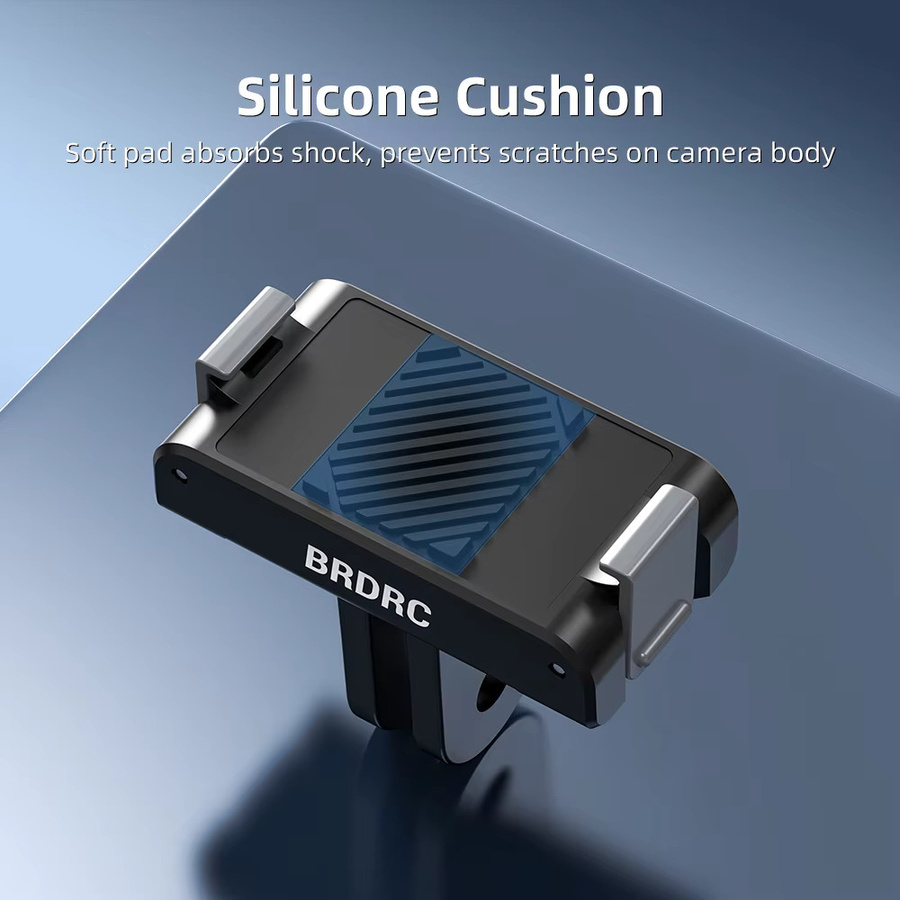 Magnetischer Adapter-Halter für DJI Action 6/NANO/Action 3/4/5 und Osmo 360 Kamera, Schnellwechsel-Halterung und Stativ-Adapter für Selfie-Aufnahmen, Schwarz - Bild 4