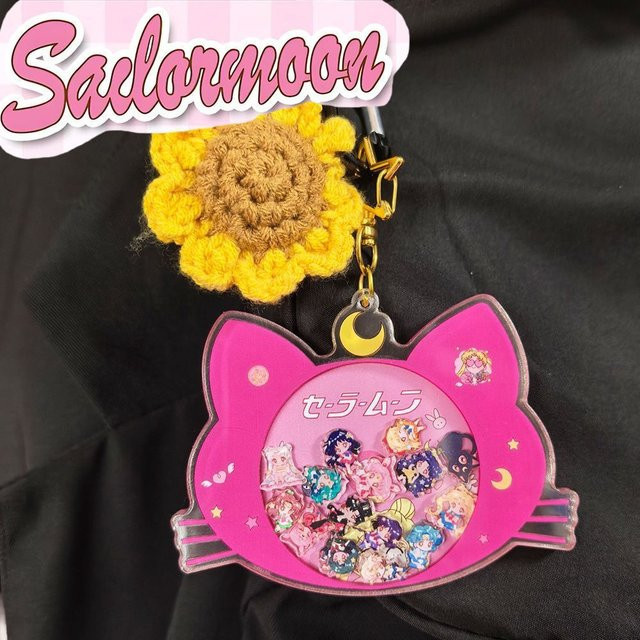 Bandai Sailor Moon Acryl-Shaker-Schlüsselanhänger, Unisex - Bild 1