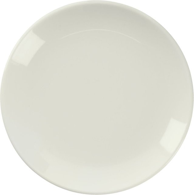 VEGA Teller Opus flach aus Porzellan, Elfenbein, 6er Pack, Durchmesser: 15 cm, Höhe: 1,9 cm - Bild 1