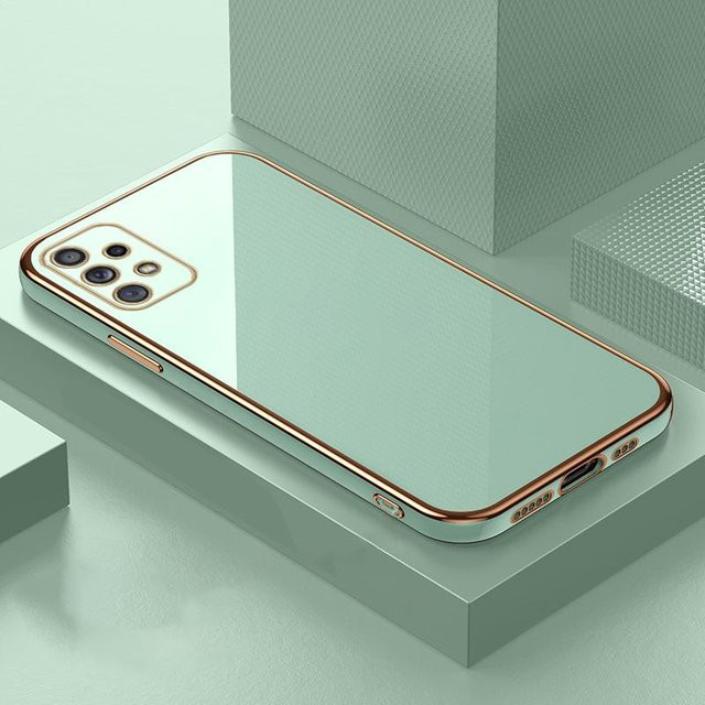 Luxus 6D TPU Schutzhülle für Samsung Galaxy A35 5G in Grün - Bild 1