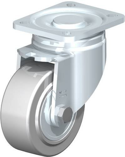 Blickle Lenkrolle LH-SVS 100K-1 in Blau und Silber mit Schraubbefestigung aus Stahl, Rad-Durchmesser: 100 mm, Tragfähigkeit (max.): 700 kg - Bild 1