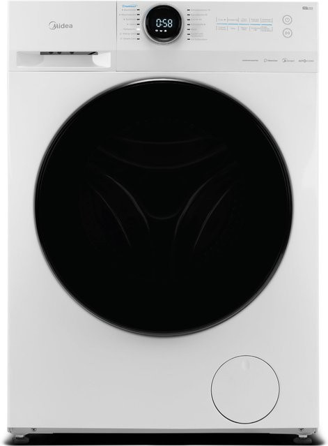Midea Stand-Waschmaschine Frontlader MF200W100WB-14A in Weiß, 10 kg, 1400 U/min, 80 dBA - Bild 1