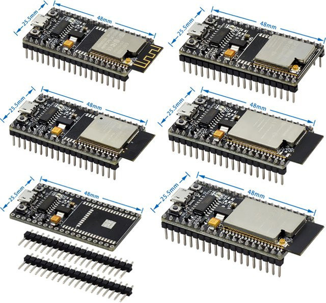 Si Tai&SH Nodemcu ESP-32S ESP-WROOM-32E WiFi Bluetooth Entwicklung Board in Schwarz - Bild 1