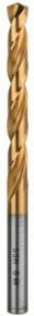 Bosch Metallbohrer HSS-TiN Twist Drill in Gold, Durchmesser: 9,0 mm, Länge: 81 mm, Gesamtlänge: 125 mm - Bild 1